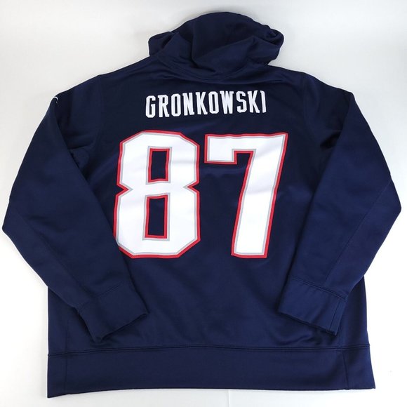 Nike Other - New England Patriots Gronkowski Sweater Mens Large Blue Nike Team Apparel Gronk